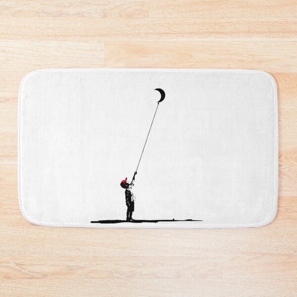 Item preview, The Boy Who Held the Moon – Surreal Stencil Art designed and sold by Cavalier-org.