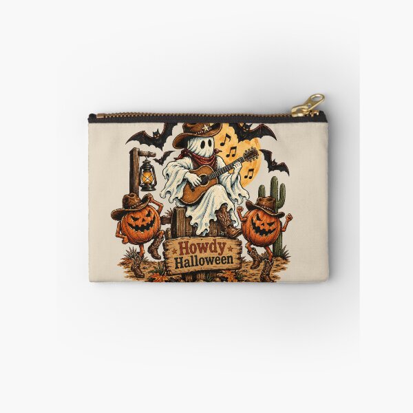 Item preview, Howdy Halloween Western Guitar Ghost Cowboy designed and sold by MythicCotton.