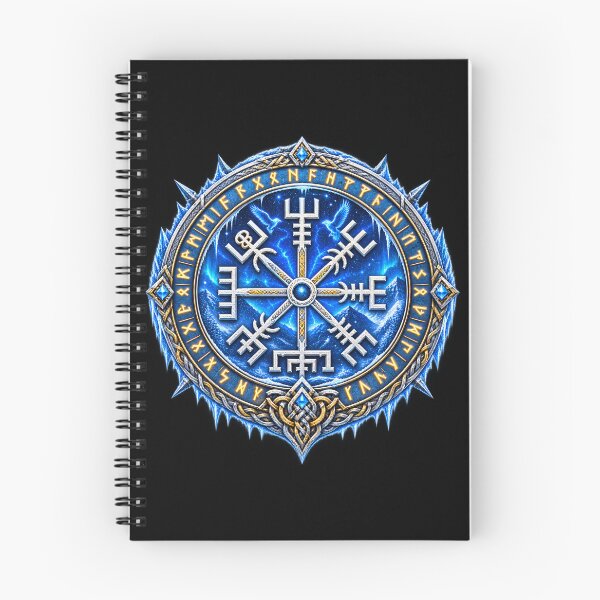 Item preview, Vegvisir Compass Golden Runes – Norse Mythology Graphic designed and sold by Noventra112.