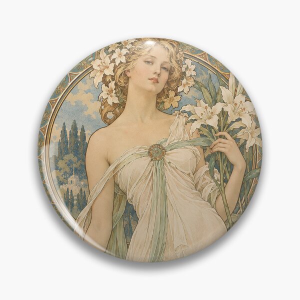 Item preview, Alphonse Mucha Spring 1898 designed and sold by maniacfitness.