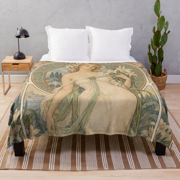 Item preview, Alphonse Mucha Spring 1898 designed and sold by maniacfitness.