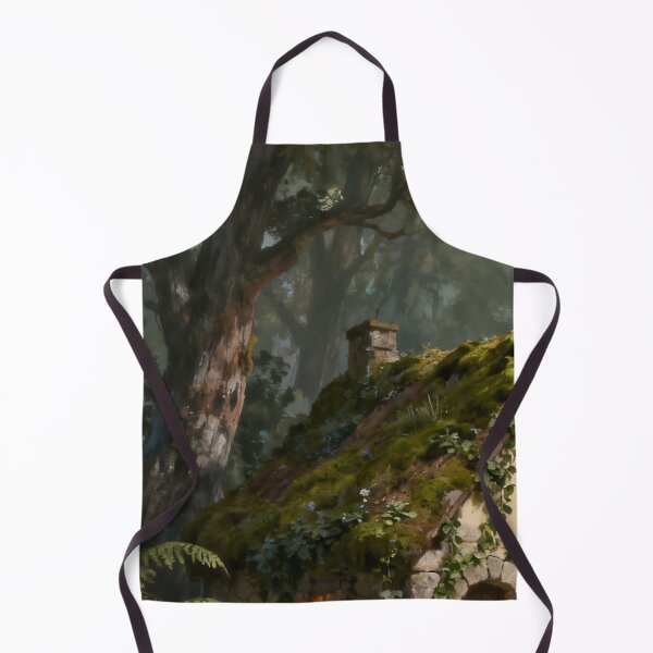 Item preview, Fantasy Stone Cottage in Enchanted Forest designed and sold by stylishdzign.