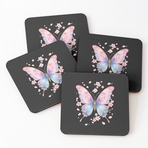 Item preview, Sakura Butterfly Watercolor Aesthetic designed and sold by seoulmoire.