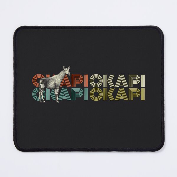 Item preview, Vintage Okapi Retro Font - Congolese Giraffe - Save the Okapi designed and sold by Bangtees.
