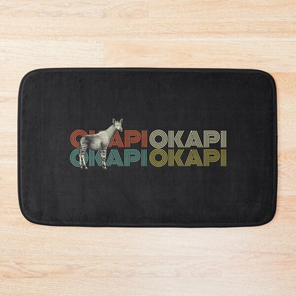 Item preview, Vintage Okapi Retro Font - Congolese Giraffe - Save the Okapi designed and sold by Bangtees.