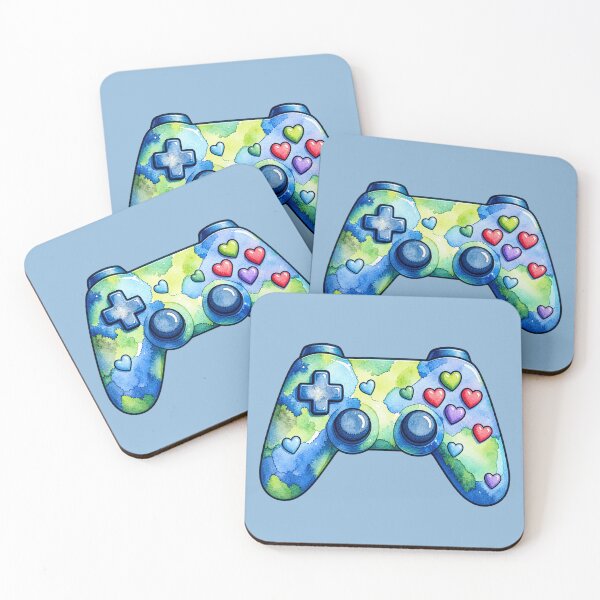 Item preview, Cute Watercolor Game Controller designed and sold by Hari Arts.