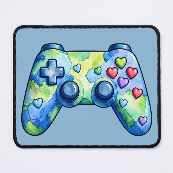 Item preview, Cute Watercolor Game Controller designed and sold by Hari Arts.