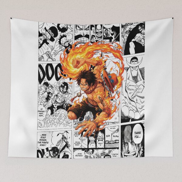 Item preview, Ace Inspired Manga Panel Poster | Black & White Collage designed and sold by marionrien.