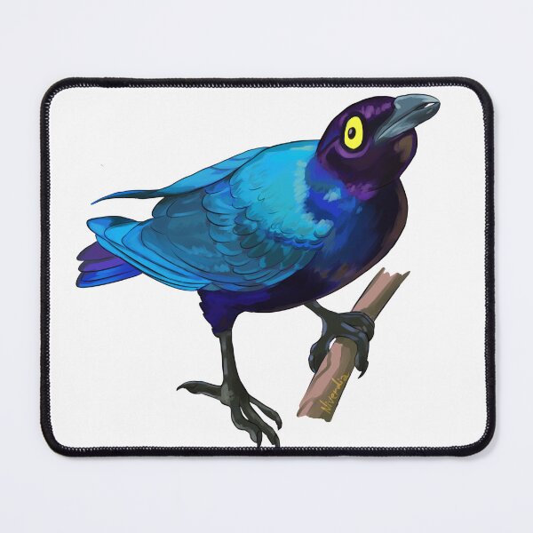 Item preview, Purple Glossy Starling (transparent) designed and sold by Niverdia.
