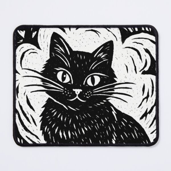 Item preview, So Serious Black Cat  designed and sold by Mary Spencer.