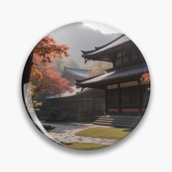 Item preview, Autumn Serenity at the Temple Garden designed and sold by nhk999.