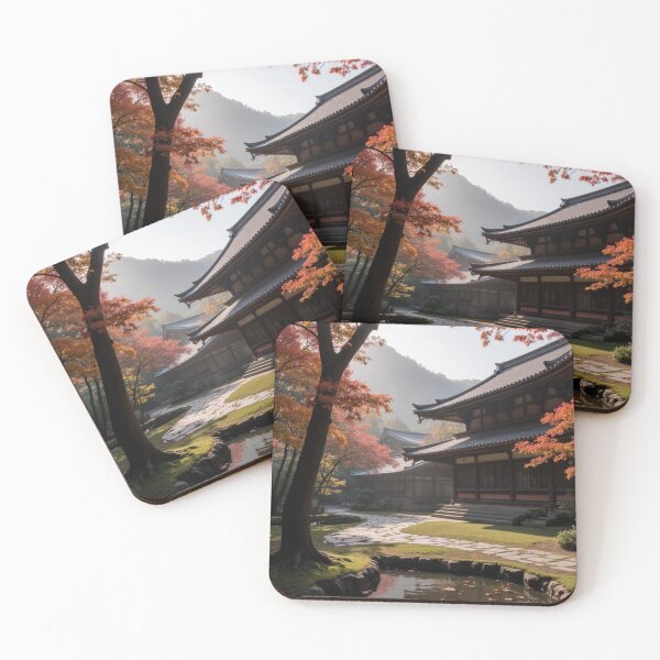 Item preview, Autumn Serenity at the Temple Garden designed and sold by nhk999.
