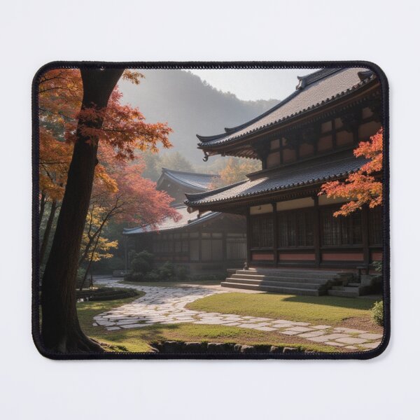 Item preview, Autumn Serenity at the Temple Garden designed and sold by nhk999.