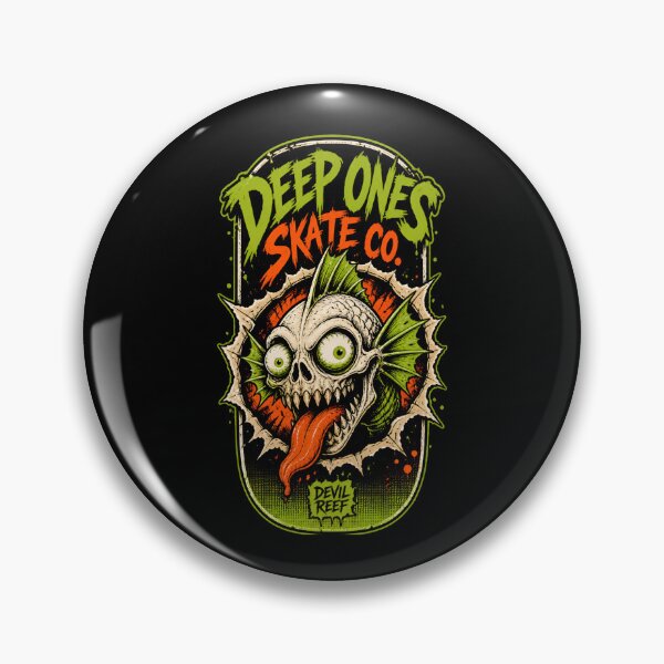 Item preview, H.P. Lovecraft Deep Ones Skate Co. Devil Reef designed and sold by Fenay Designs.