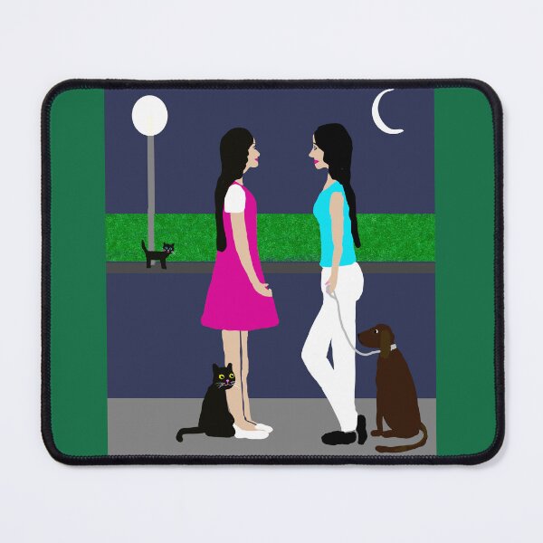 Item preview, Night stroll with pets designed and sold by Elaine M Hayward .
