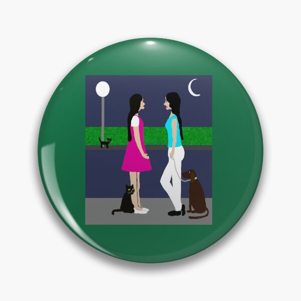 Item preview, Night stroll with pets designed and sold by Elaine M Hayward .
