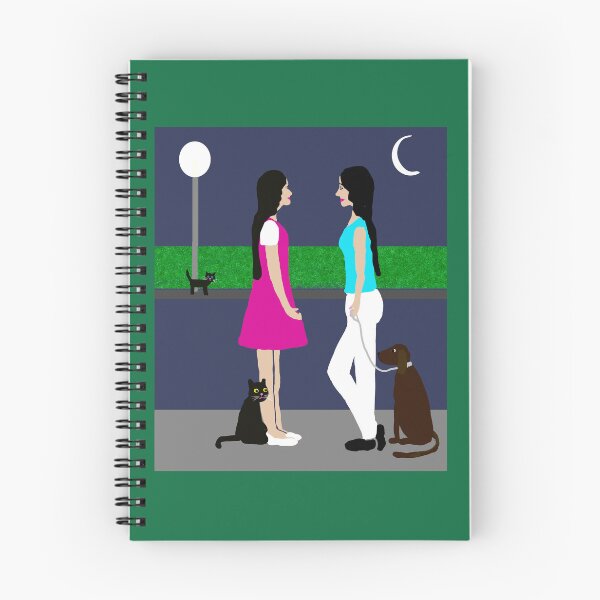 Item preview, Night stroll with pets designed and sold by Elaine M Hayward .