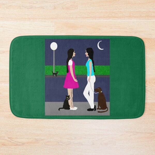Item preview, Night stroll with pets designed and sold by Elaine M Hayward .