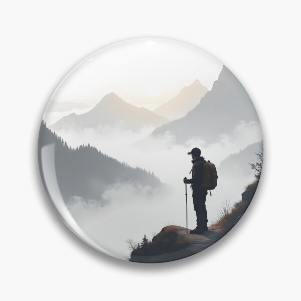 Item preview, Tiny Hiker in the Misty Mountains designed and sold by nhk999.
