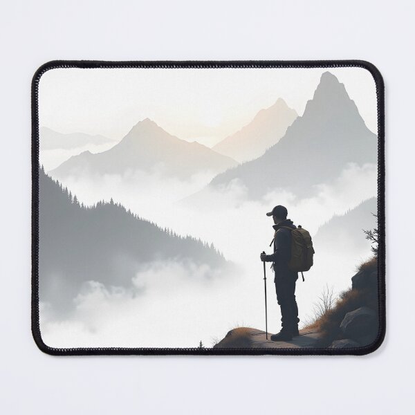 Item preview, Tiny Hiker in the Misty Mountains designed and sold by nhk999.