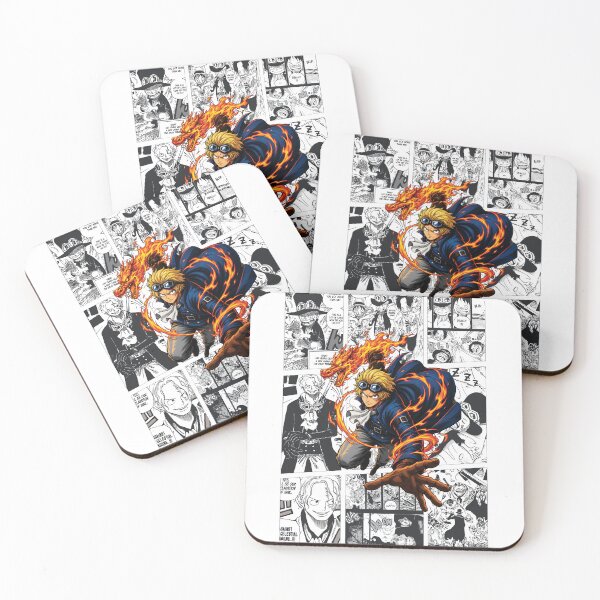 Item preview, Sabo Inspired Manga Panel Poster | Black & White Collage designed and sold by marionrien.