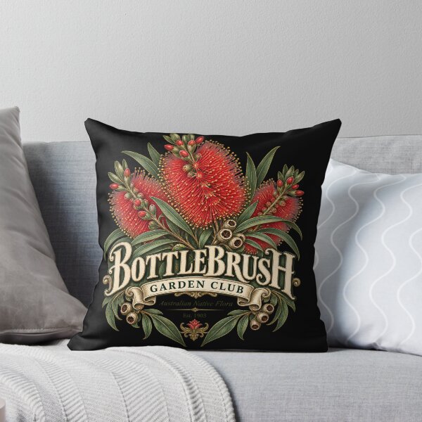 Item preview, Vintage Red Bottlebrush Botanical illustration  designed and sold by Mere & Co.