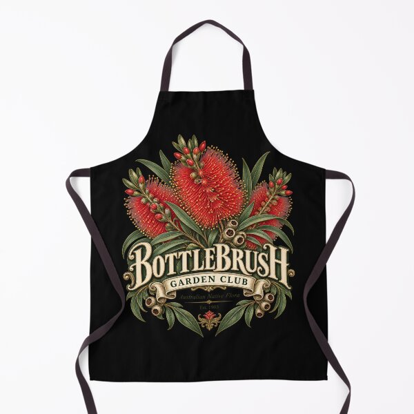 Item preview, Vintage Red Bottlebrush Botanical illustration  designed and sold by Mere & Co.
