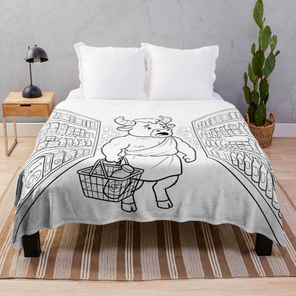 Item preview, Minotaur in the Supermarket Funny Greek Mythology designed and sold by MythoWorldddd.