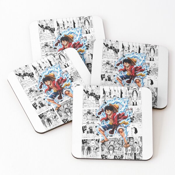 Item preview, Luffy Inspired Manga Panel Poster | Black & White Collage designed and sold by marionrien.