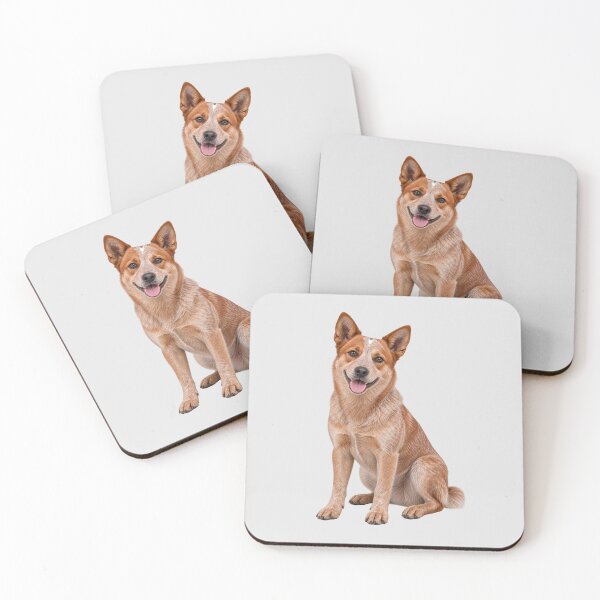 Item preview, Red Heeler Australian Cattle dog designed and sold by BackgroundND.