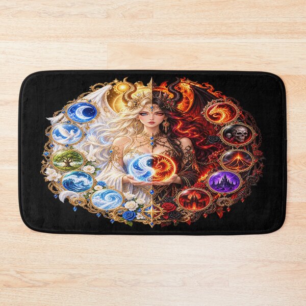 Item preview, Angel and Demon Goddess – Light and Darkness designed and sold by TroviTutto.