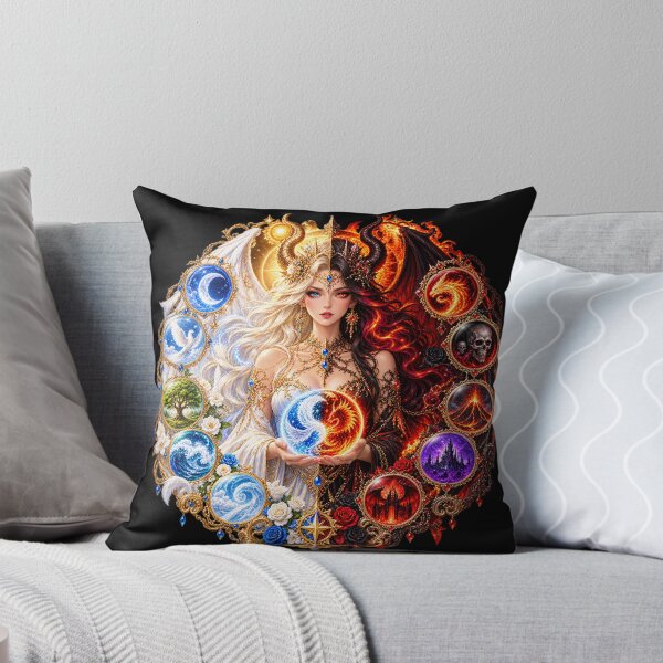 Item preview, Angel and Demon Goddess – Light and Darkness designed and sold by TroviTutto.