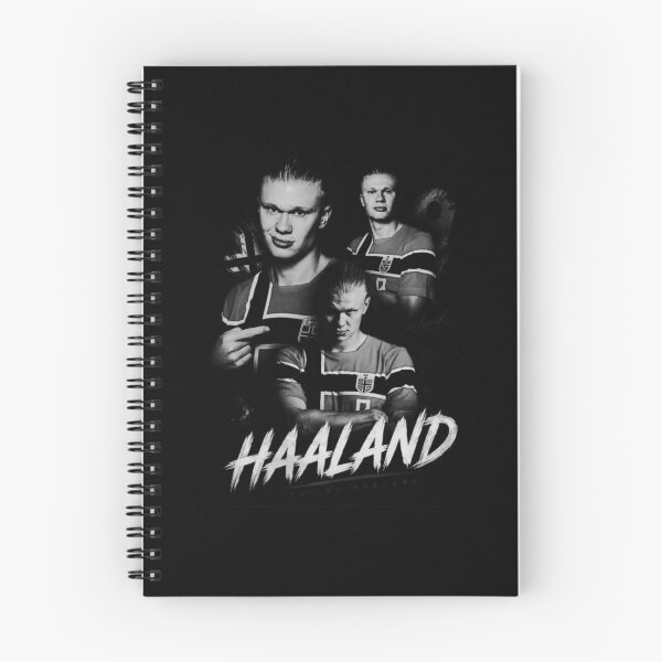 Item preview, Erling Haaland Monochrome Football Collage Design designed and sold by Joymurysoa.