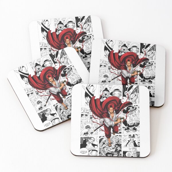 Item preview, Shanks Inspired Manga Panel Poster | Black & White Collage designed and sold by marionrien.