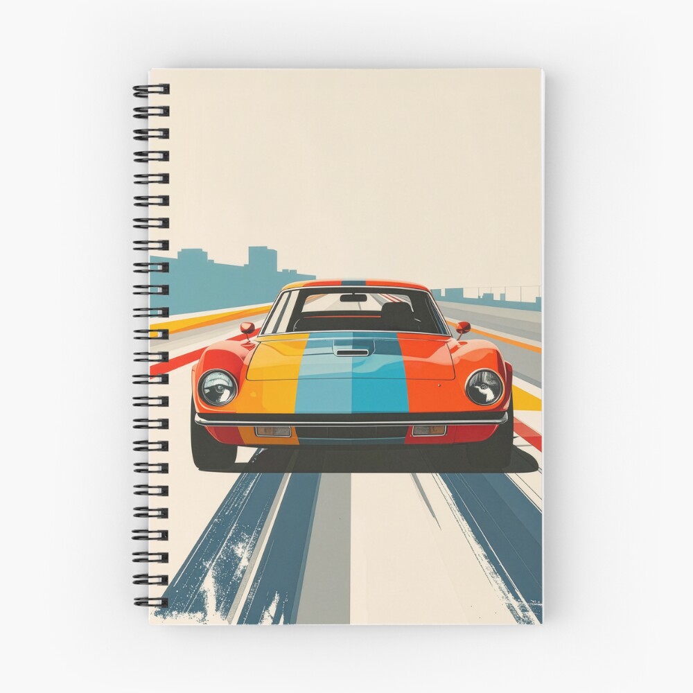 Item preview, Spiral Notebook designed and sold by dj-illustration.