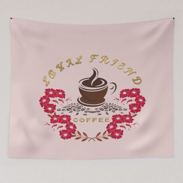 Item preview, Copy of Loyal Friend Coffee Floral Logo Design designed and sold by zaoroo shop.