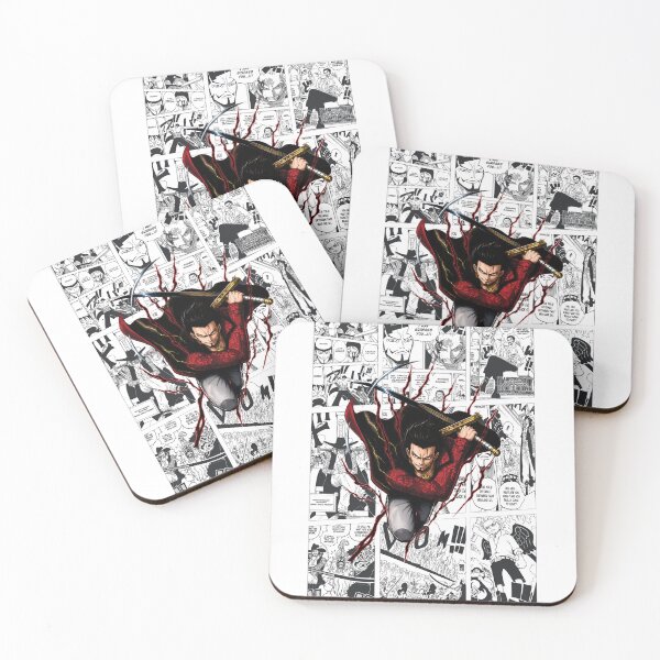 Item preview, Mihawk Inspired Manga Panel Poster | Black & White Collage designed and sold by marionrien.