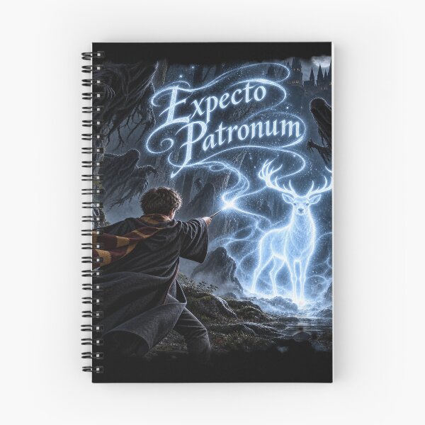Item preview, Expecto Patronum – Magical Stag in the Dark Forest designed and sold by Lumvero.