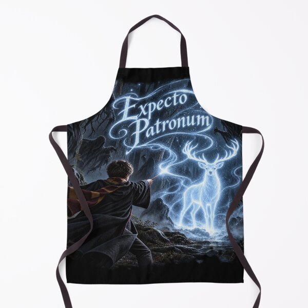 Item preview, Expecto Patronum – Magical Stag in the Dark Forest designed and sold by Lumvero.