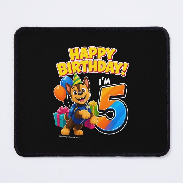 Item preview, Happy 5th Birthday Adventure Pup  designed and sold by daigiaqua22.