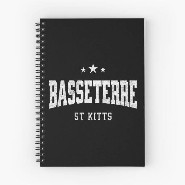 Item preview, Basseterre Saint Kitts and Nevis Vintage Varsity Distressed Retro College Travel Design designed and sold by NiceTeeClub.