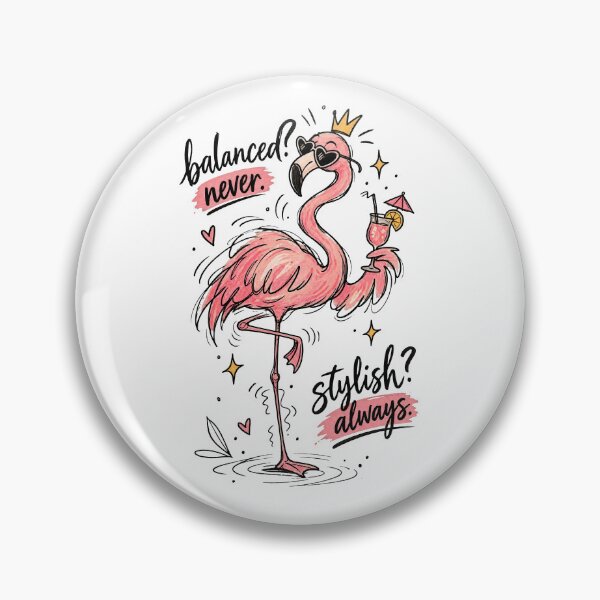 Item preview, Stylish Pink Flamingo Cocktail Summer designed and sold by tollaru.