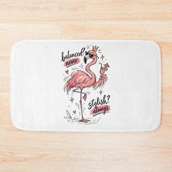 Item preview, Stylish Pink Flamingo Cocktail Summer designed and sold by tollaru.