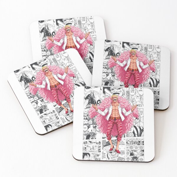 Item preview, Doflaminggo Inspired Manga Panel Poster | Black & White Collage designed and sold by marionrien.