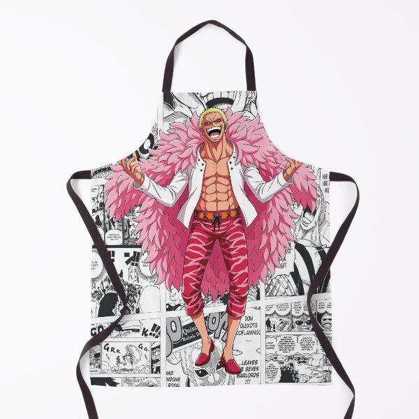 Item preview, Doflaminggo Inspired Manga Panel Poster | Black & White Collage designed and sold by marionrien.