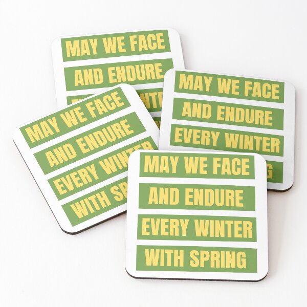 Item preview, May We Face and Endure Every Winter With Spring designed and sold by imagifaa.