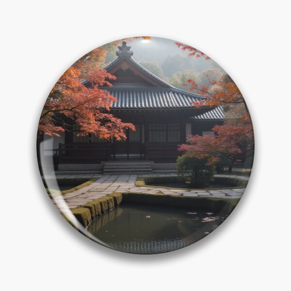 Item preview, Temple Reflections in Autumn Calm designed and sold by nhk999.