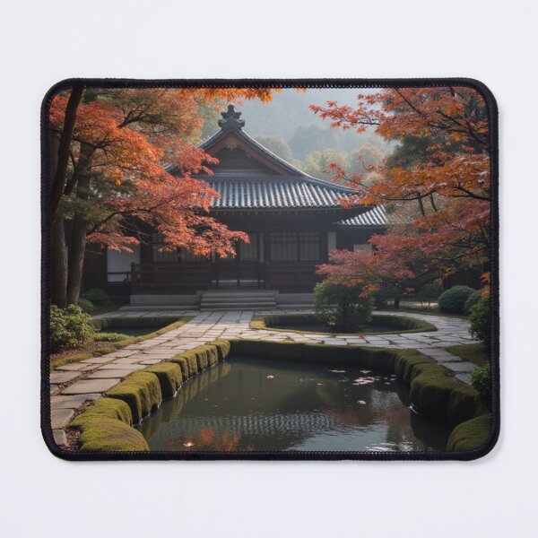 Item preview, Temple Reflections in Autumn Calm designed and sold by nhk999.