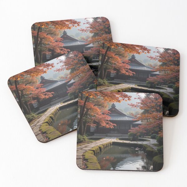Item preview, Temple Reflections in Autumn Calm designed and sold by nhk999.