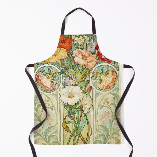 Item preview, Alphonse Mucha Flowers1896 designed and sold by maniacfitness.